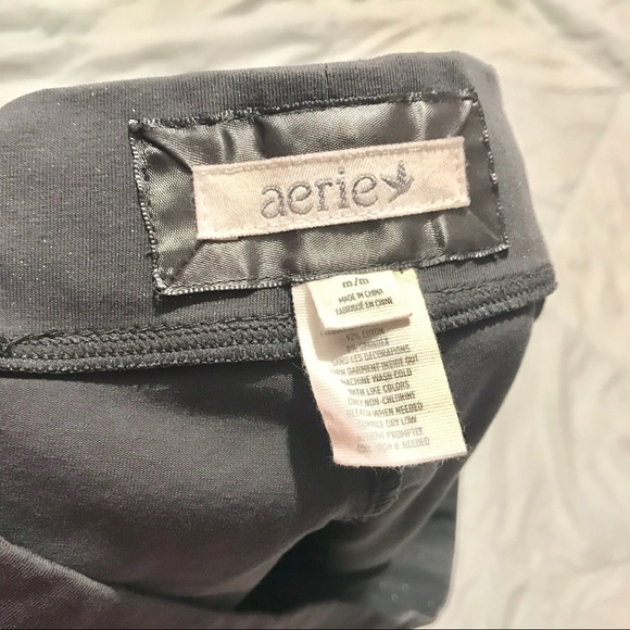 🛍 Aerie Grey Glitter Leggings - Picture 2 of 4